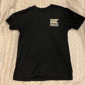 Men’s black colored graphic T